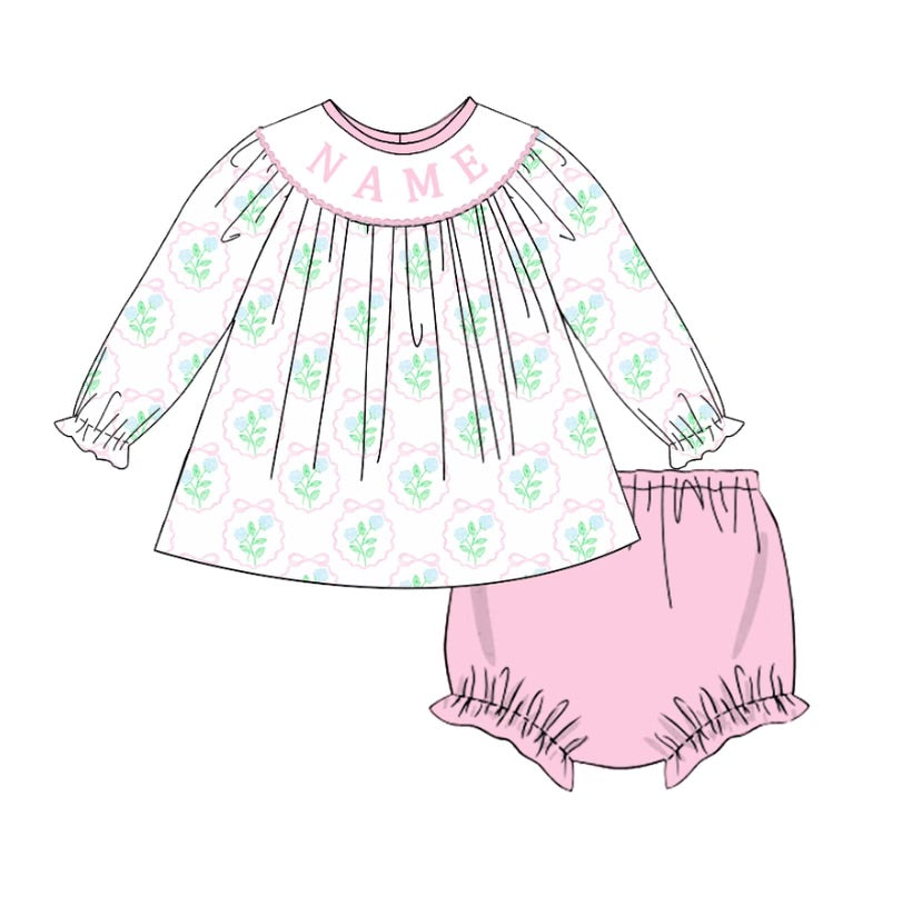 Custom name smocks