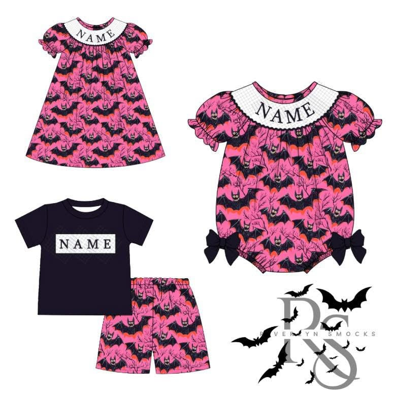 $24 custom name smocks