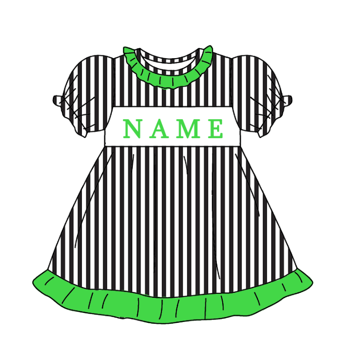 Custom Name/ Phrase Halloween Theme Smock
