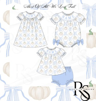 Fall Custom Name *$24 Smock SALE*