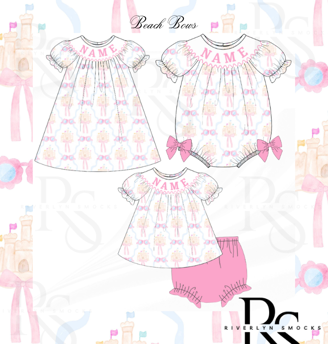 Sand Castle $24 Smock Sale