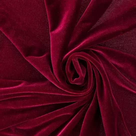 Custom Name Smocked Velvet Red Stocking