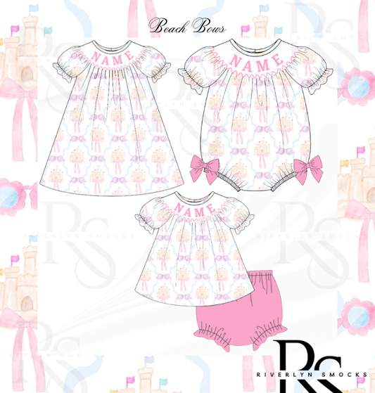 Sand Castle $24 Smock Sale