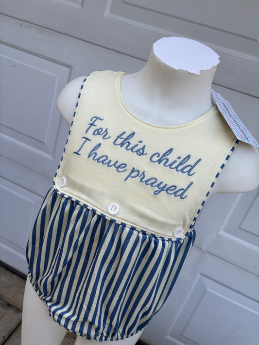 For this Child I have prayed Gender neutral bubble