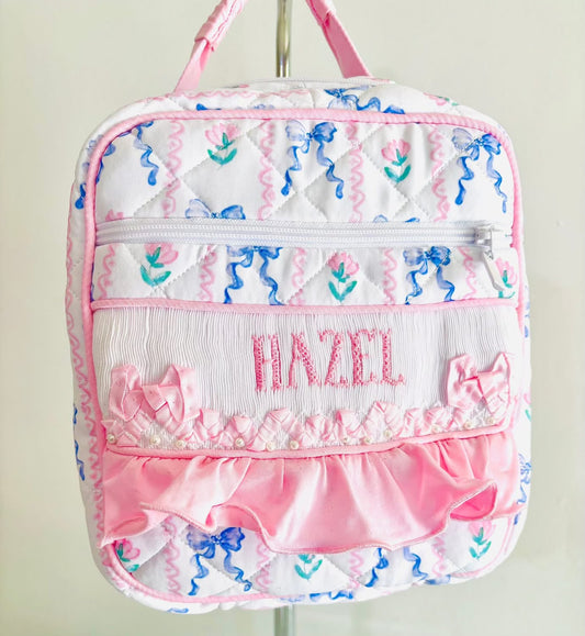 Handsmocked Custom Name Lunch box (TAT JANUARY)
