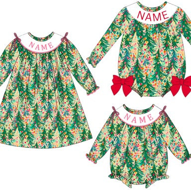 Custom Smock Christmas Tree