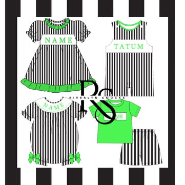 Custom Name/ Phrase Halloween Theme Smock
