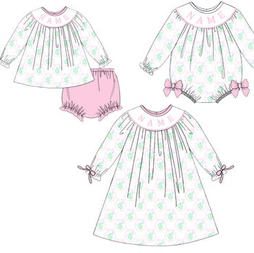 Custom name smocks